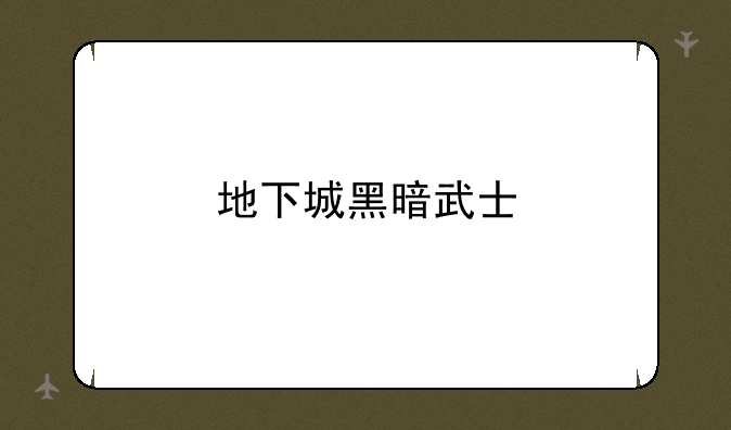 地下城黑暗武士