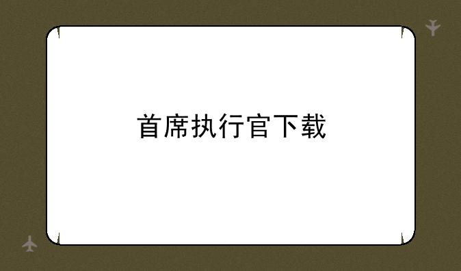 首席执行官下载