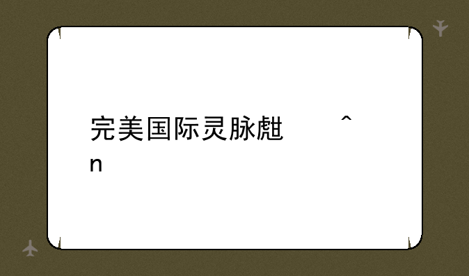 完美国际灵脉生门图