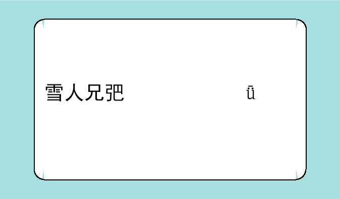 雪人兄弟一共几个版本？