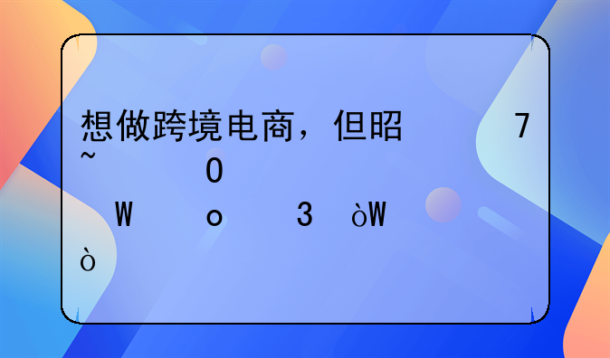 想做跨境电商，但是不知道该如何进行引流？