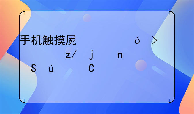 手机触摸屏价格及其类型的相关比较【详解】