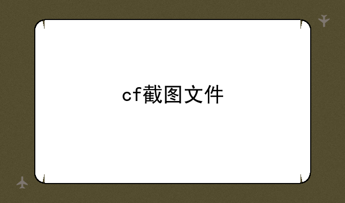 cf截图文件