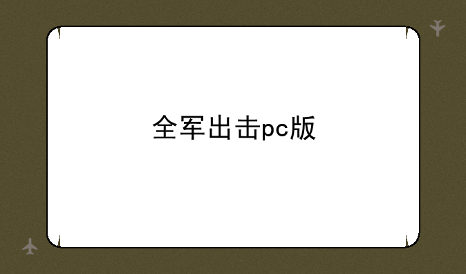 全军出击pc版
